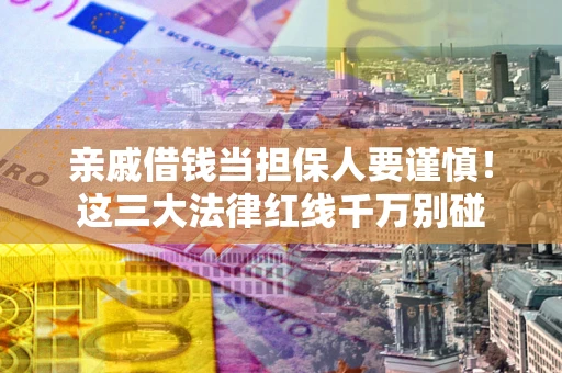 北京亲戚借钱当担保人要谨慎！这三大法律红线千万别碰