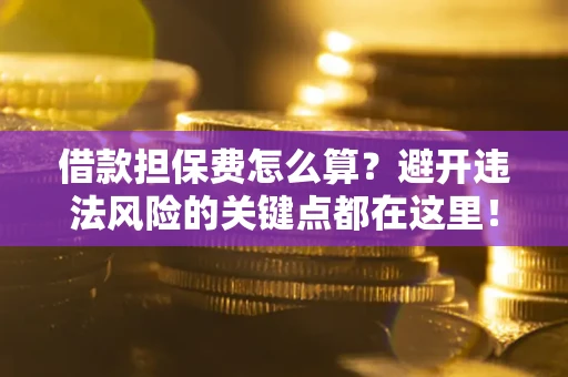北京借款担保费怎么算？避开违法风险的关键点都在这里！