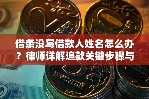 北京借条没写借款人姓名怎么办？律师详解追款关键步骤与证据链构建