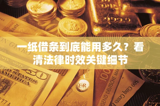 北京一纸借条到底能用多久？看清法律时效关键细节