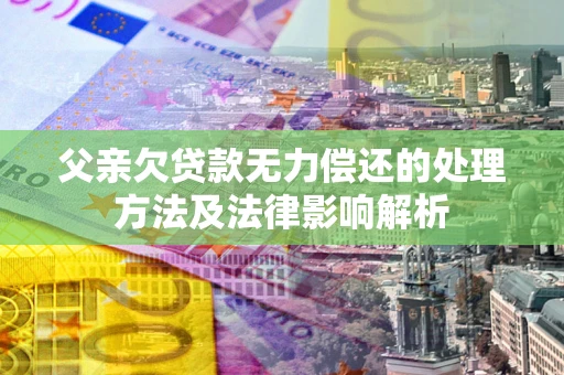 北京父亲欠贷款无力偿还的处理方法及法律影响解析